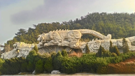 Sculpture Tigers, Tigure Square, LaoHuTan Scenic Park, DaLian, China